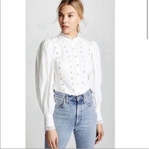 Joie Bobette Blouse in White- XXS,XS